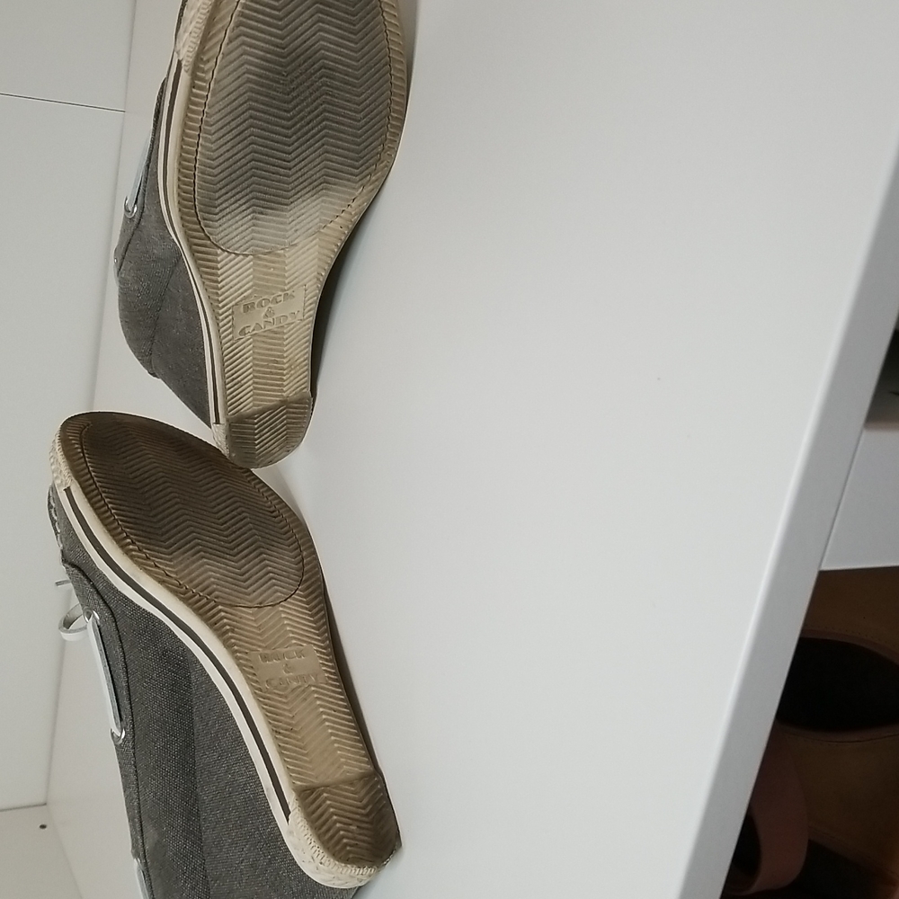 Rock & Candy Gray Wedges - Picture 8 of 10